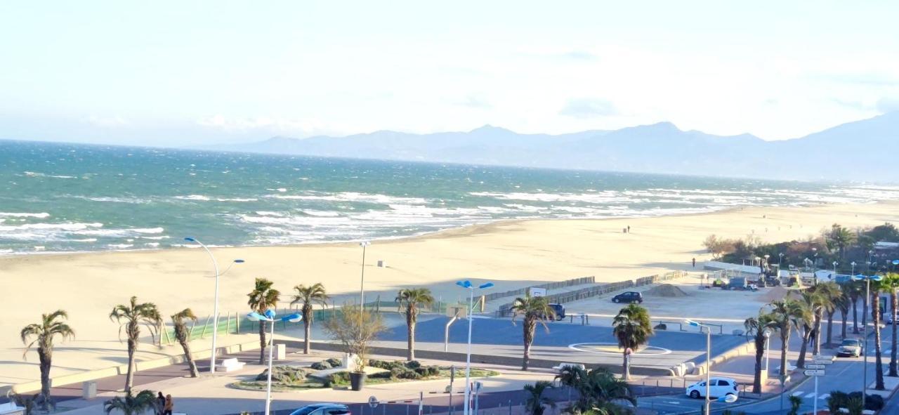 Belle Vue Mer Canet Plage accès piscine Couverte&chauffée Extérieur photo